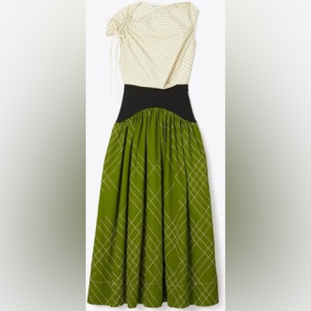 Tory Burch diamond topstitch dress - Picture 2 of 6